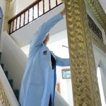 Camilerde bayram temizliği 