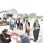 Kurban Kesim yerleri denetleniyor ve temizleniyor