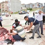 Kurban Kesim yerleri denetleniyor ve temizleniyor