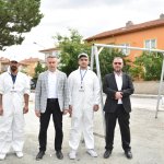 Kurban Kesim yerleri denetleniyor ve temizleniyor