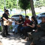 Belediyeden sınava giren öğrencilere ve velilerine jest