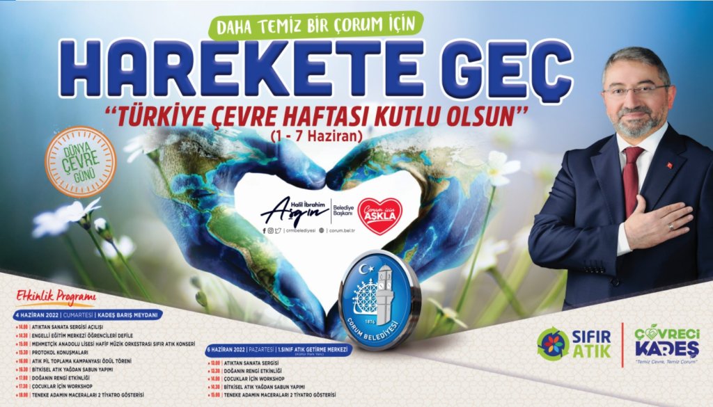 Çevre Haftası"Sıfır Atık" temasıyla kutlanacak