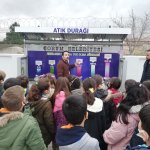 Öğrenciler, 1.sınıf atık getirme merkezini gezdi