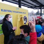 Öğrenciler, 1.sınıf atık getirme merkezini gezdi