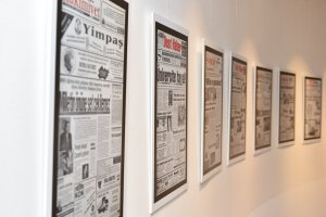 24 yıl önceki manşetler bu sergide