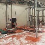 Belediyemiz, mezbahada da dezenfekte çalışmalarını tamamladı