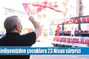 Belediyemizden çocuklara 23 Nisan sürprizi