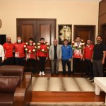 Şampiyonlardan Başkan Aşgın'a ziyaret