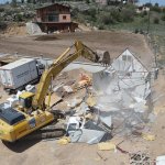 Kalan 2 kaçak villa da yıkıldı