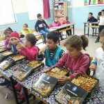 3 okulun öğrencileri daha leblebi ile tanıştı