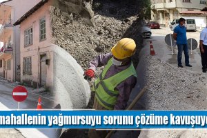 Üç mahallenin yağmursuyu sorunu çözüme kavuşuyor