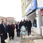 Asfalt serim çalışmalarını beraber incelediler