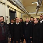 Başkan Gül ve Aşgın Mezbaha'da incelemelerde bulundu