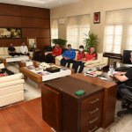 Şampiyonlardan Başkan Aşgın'a ziyaret