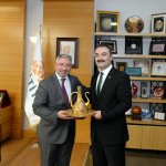 Aşgın'dan Rektör Öztük'e hayırlı olsun ziyareti