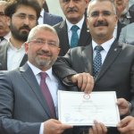 Aşgın, mazbatasını aldı