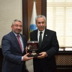 Arınç'tan Aşgın'a hayırlı olsun ziyareti