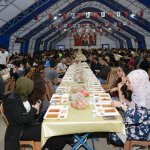 Başkan Aşgın, ilk orucunu iftar çadırında açtı
