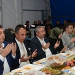 Başkan Aşgın, ilk orucunu iftar çadırında açtı