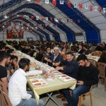 Başkan Aşgın, ilk orucunu iftar çadırında açtı