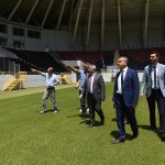 Başkan Aşgın, statta inceleme yaptı