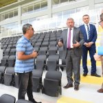 Başkan Aşgın, statta inceleme yaptı