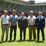 Başkan Aşgın, statta inceleme yaptı