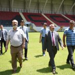 Başkan Aşgın, statta inceleme yaptı