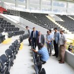 Başkan Aşgın, statta inceleme yaptı