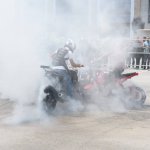 Motosiklet gösterileri nefes kesti