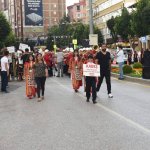 Kortej geçişi renki görüntülere sahne oldu