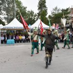 Kortej geçişi renki görüntülere sahne oldu