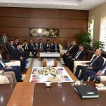 Kazakistan Büyük Elçisi belediyeyi ziyaret etti