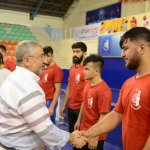 Başkan Aşgın, güreşçileri kutladı