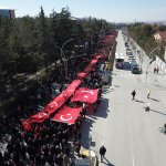 Çorum kahramanlar için tek yürek oldu