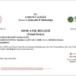 Belediyemizde ‘Sıfır Atık Belgesi’ gururu