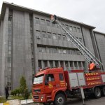 Belediyede tam kadro fırtına mesaisi