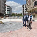 Ahçılar 13.sokağa yükseltilmiş kavşak çalışması