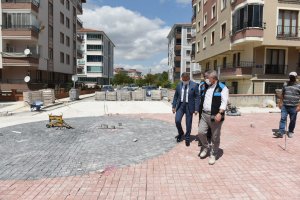 Ahçılar 13.sokağa yükseltilmiş kavşak çalışması