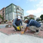 Ahçılar 13.sokağa yükseltilmiş kavşak çalışması