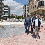 Ahçılar 13.sokağa yükseltilmiş kavşak çalışması