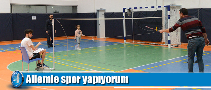Ailemle spor yapıyorum