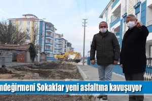 Çamdeğirmeni Sokaklar yeni asfaltına kavuşuyor
