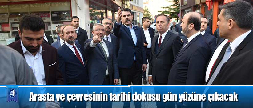 Arasta ve çevresinin tarihi dokusu gün yüzüne çıkacak