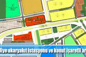 Belediye akaryakıt istasyonu ve konut işaretli arsa satıyor