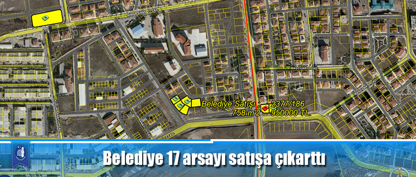 Belediye 17 arsayı satışa çıkarttı