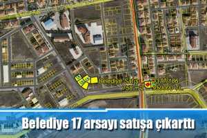 Belediye 17 arsayı satışa çıkarttı