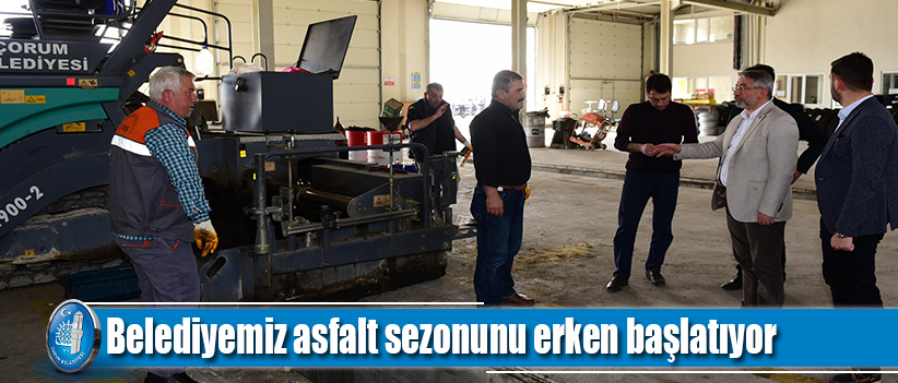 Belediyemiz asfalt sezonunu erken başlatıyor