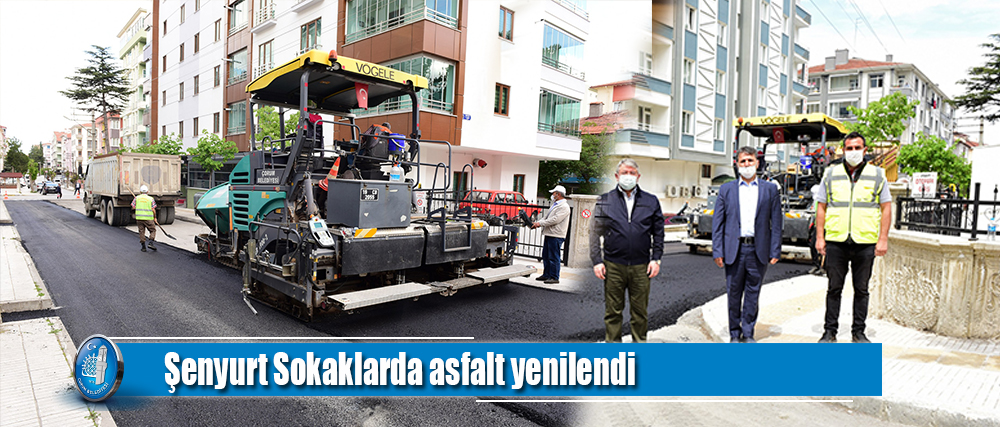 Şenyurt Sokaklarda asfalt yenilendi