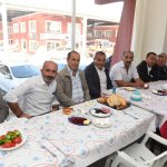 Aşgın, traktörcü esnafıyla bir araya geldi